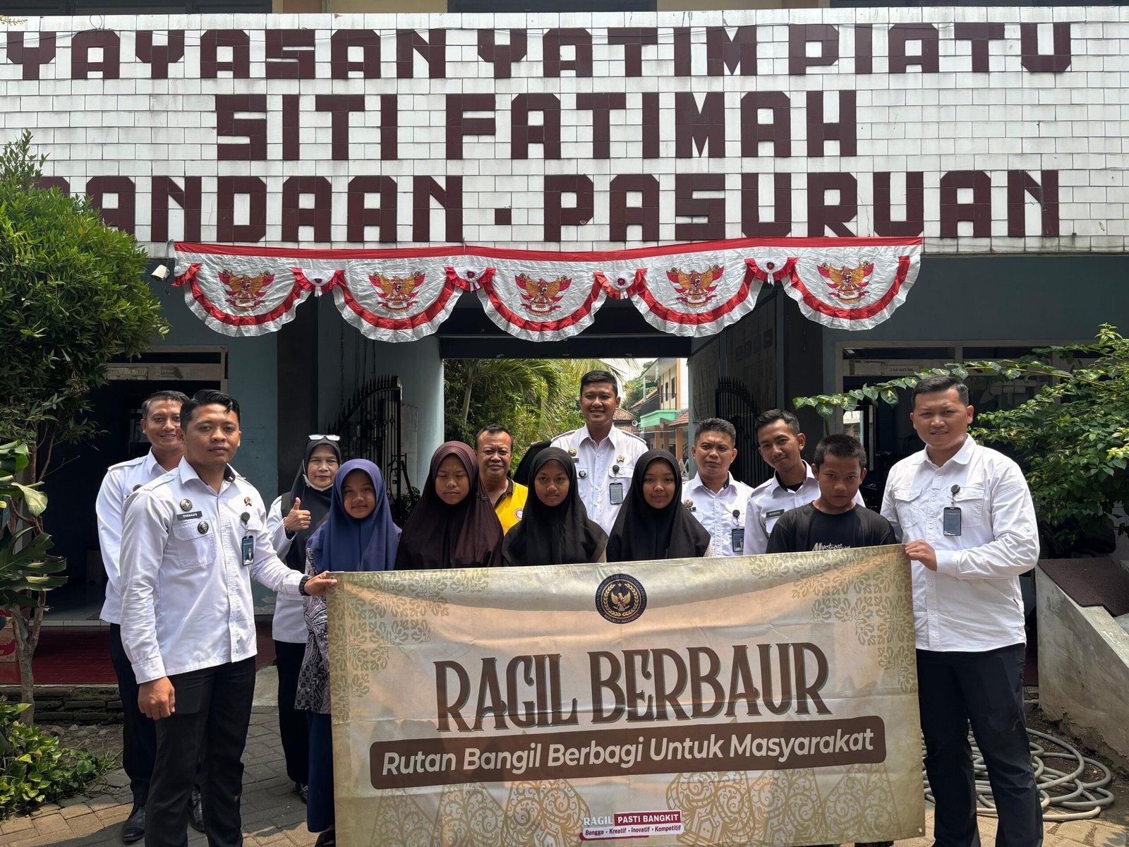 Berbagi untuk Masyarakat, Rutan Bangil Gelar Bakti Sosial di Yayasan Yatim Piatu Siti Fatimah