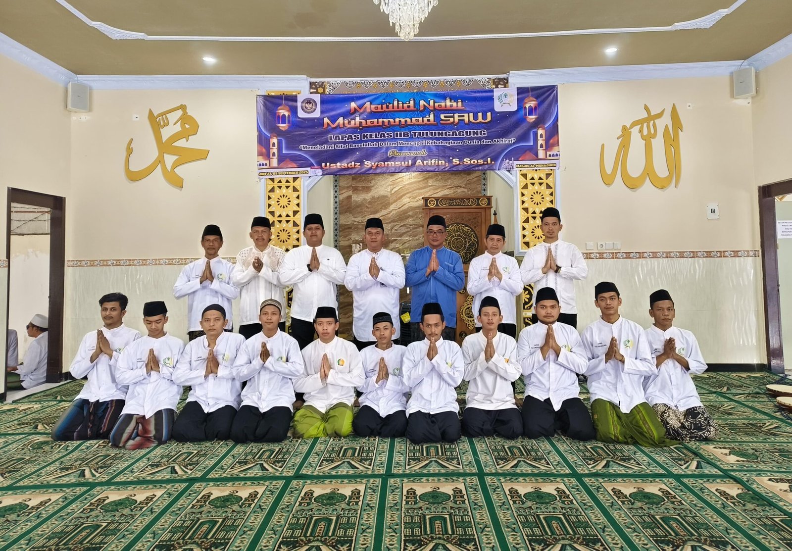 Khidmat dan Penuh Hikmah, Lapas Tulungagung Gelar Maulid Nabi Muhammad SAW 1447 H
