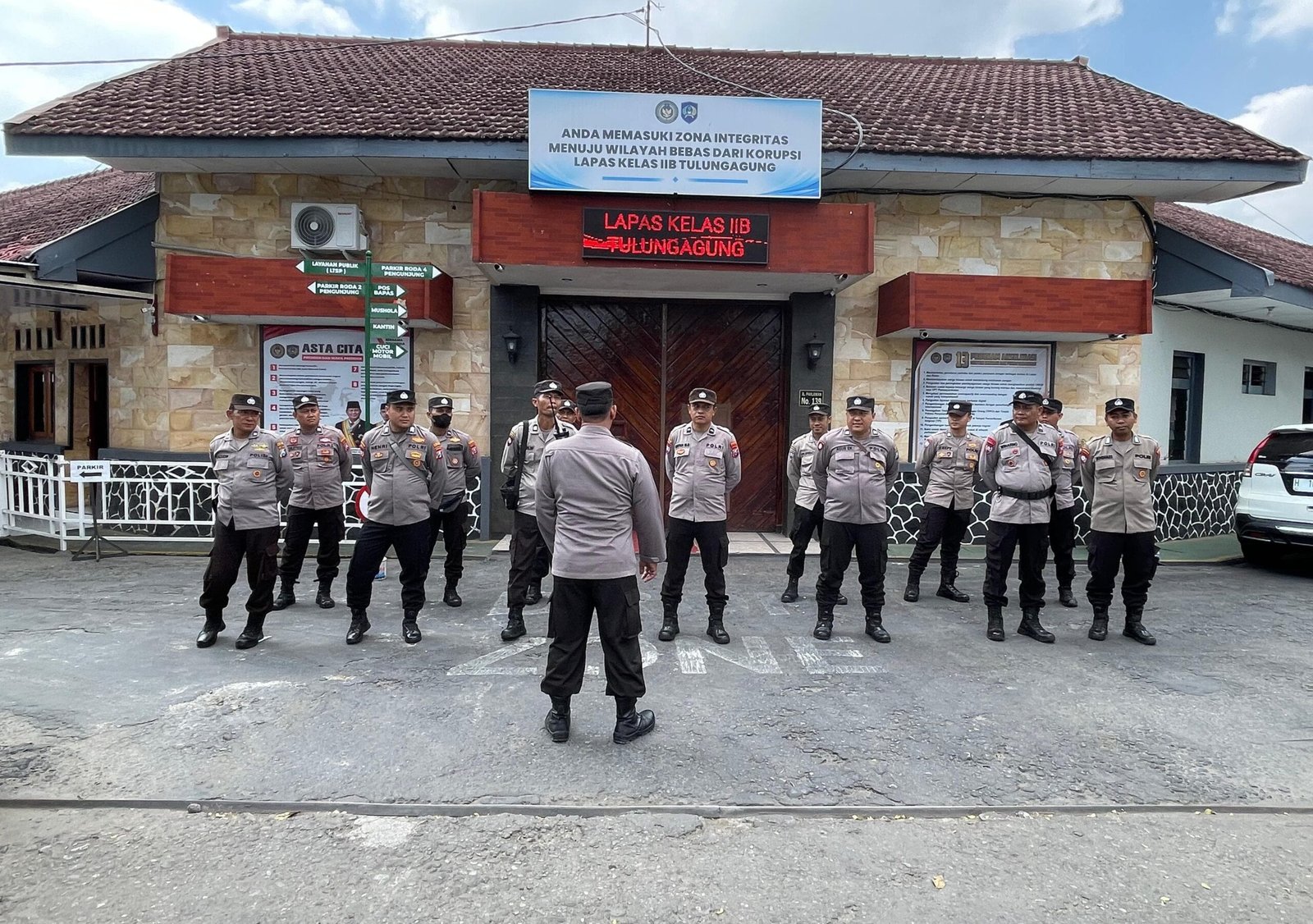 Sinergi Jaga Kamtibmas, Polres Tulungagung Lakukan Pengamanan Objek Vital di Lapas Tulungagung