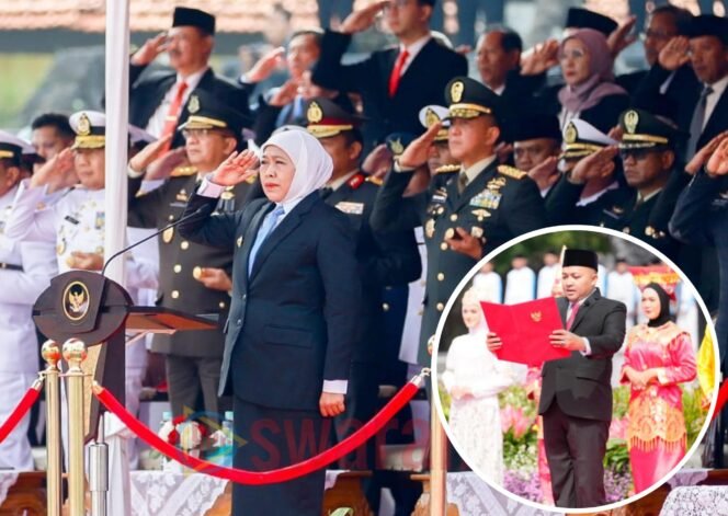 Khofifah Pimpin Upacara Sumpah Pemuda di Pasuruan, Bupati Rusdi Bacakan Teks Kongres 1928