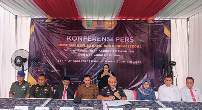 
					Rokok Ilegal Rp 6,39 Miliar Dimusnahkan di Pasuruan