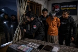Polisi Tangkap Terduga Pengedar Sabu di Lumbang, Sembunyikan Barang Bukti di Ikatan Gorden